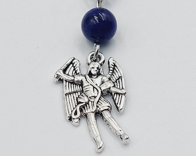 Angel Michael Sugilite Rear View Mirror Charm (Car Accessory)