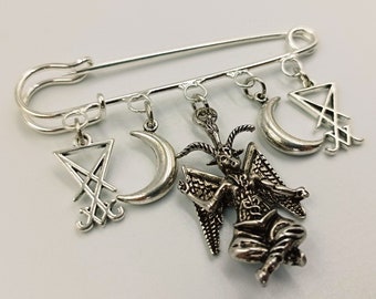 Sigil of Lucifer Baphomet Broche / Pin