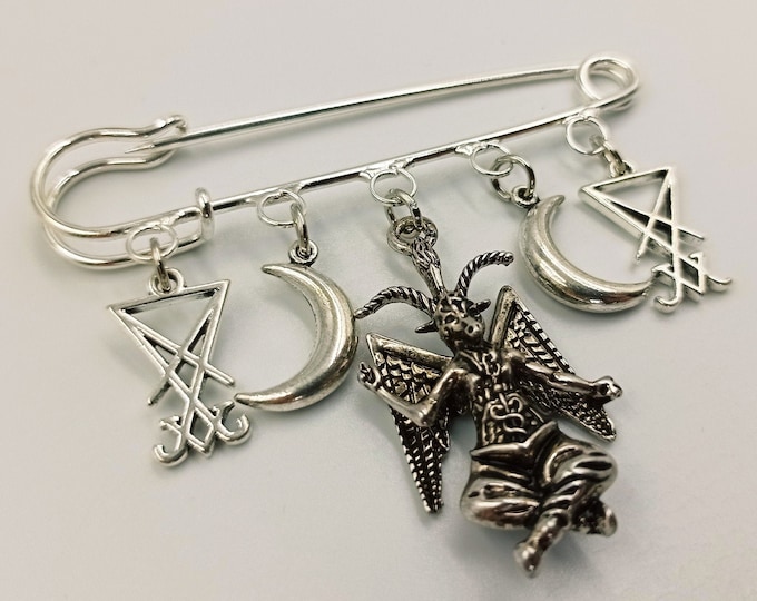 Sigil of Lucifer Baphomet Broche / Pin