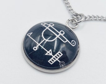 Sigil of Sabnock Stainless Steel Pendant