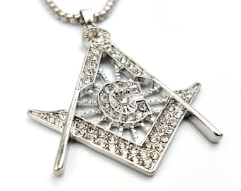 Free Mason Pendant (Gold/Silver Colour)