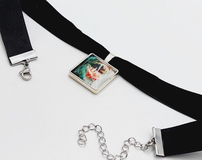 Gothic Vampire Fang Choker