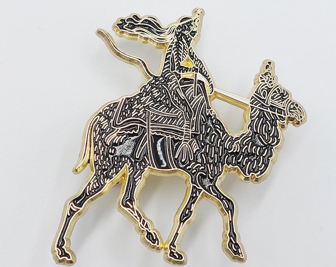 King Paimon Pin (Luciferothica Branded Edition based on Collin de Plancy's Dictionnaire Infernal, 1863 edition)