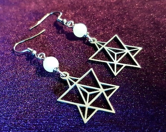 Merkaba Earrings (Stainless Steel)