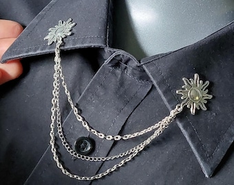 Sun Collar Chain Pin