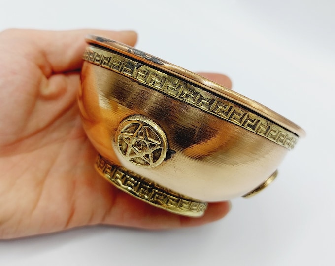 Pentagram Offering Bowl (Copper)