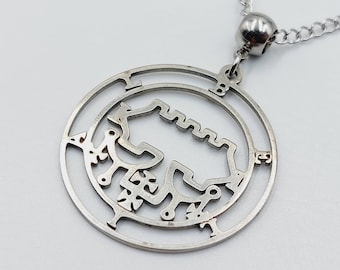 Sigil of Belial Stainless Steel Necklace