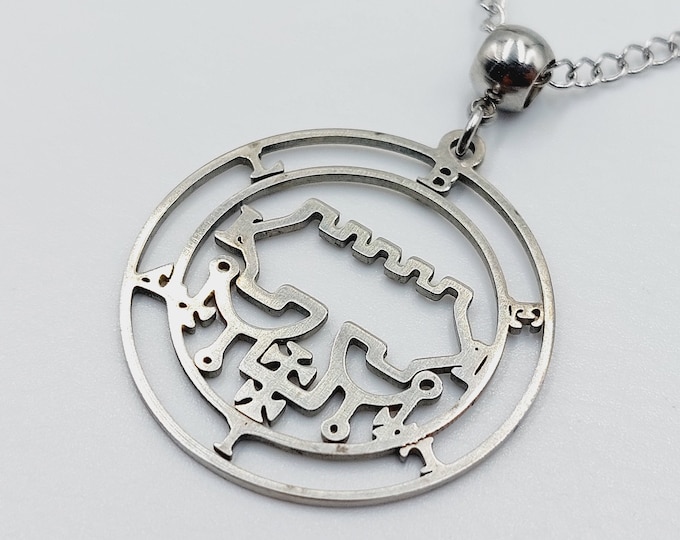 Sigil of Belial Stainless Steel Necklace