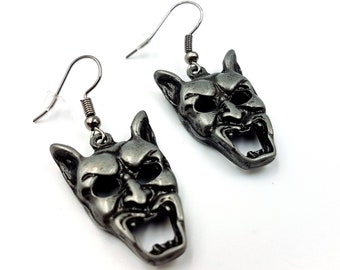 Demon Mask Earrings