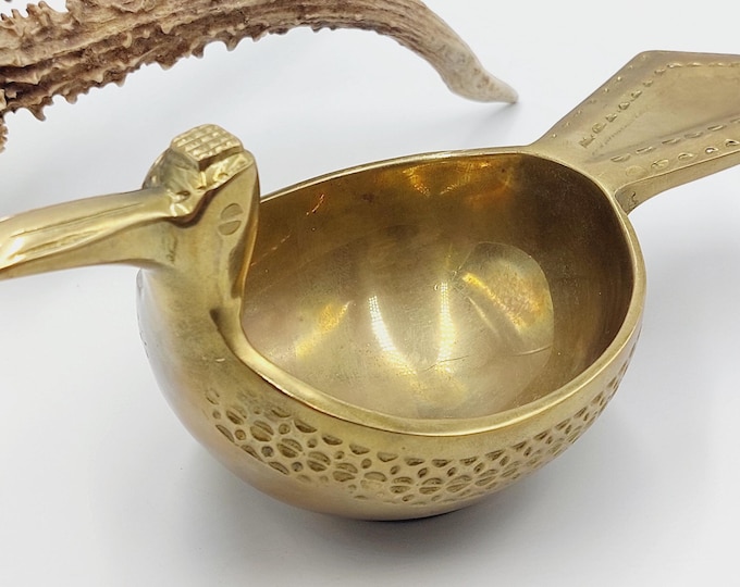 God Thoth Ibis Offering Bowl in Solid Brass