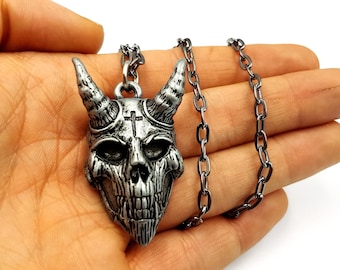 Baphomet Skull Pendant (3 Styles)