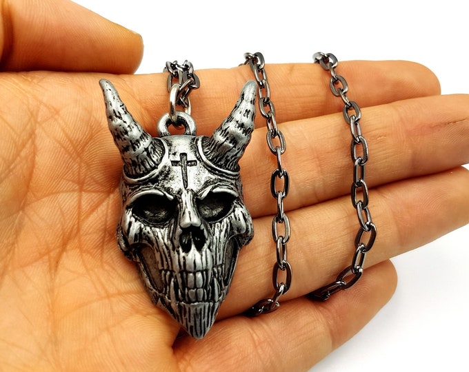 Baphomet Skull Pendant (3 Styles)