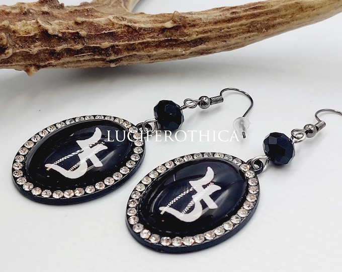 Sopor Aeternus Jupiter Saturn Sigil Earrings