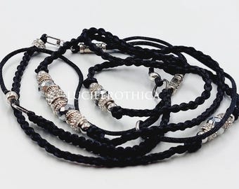 Showlead with Shiny Rhinestone Beads