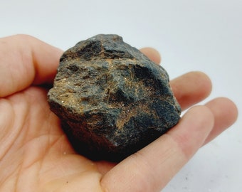 Raw Black Tourmaline Rock with MICA Crystals