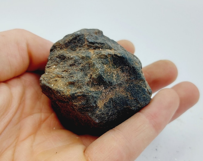 Raw Black Tourmaline Rock with MICA Crystals