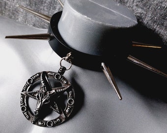 Baphomet Spike Choker | Collar