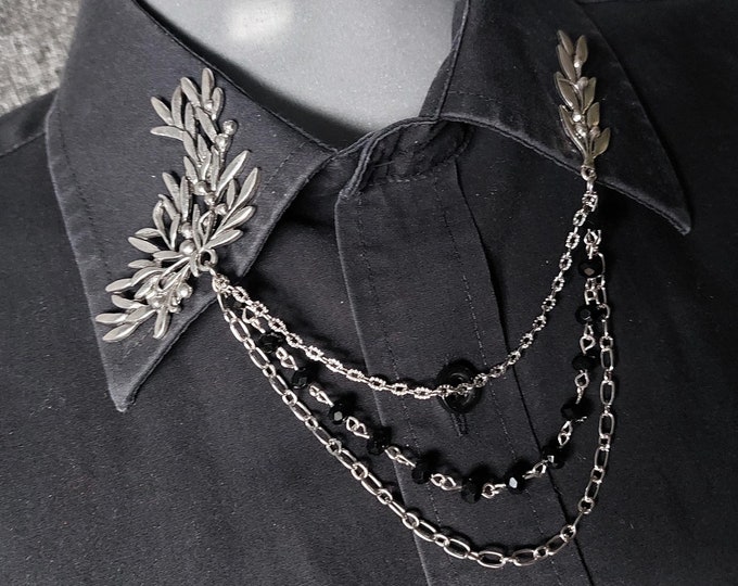 Olive Branch Collar Pin