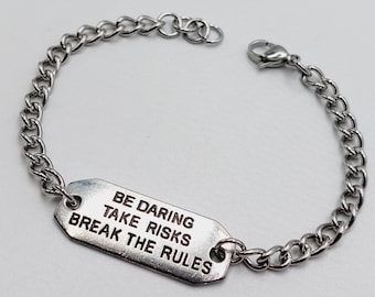 Motivational Chain Bracelet