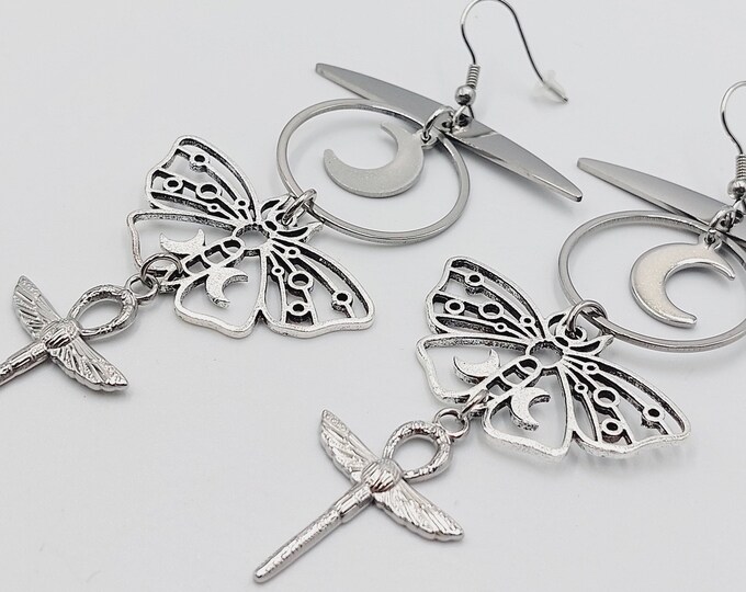 Transformation Ankh Earrings