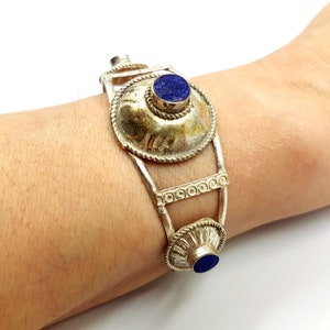 Vintage Lapis Lazuli Bracelet - Traditional Antique jewellery lapis lazuil bracelet lapis lazuli jewelry