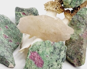Ruby in Zoisite Crystal Composition (5 Pieces Available) AAA+