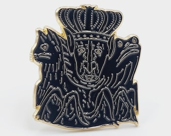 King Bael Pin (Luciferothica Branded Edition based on Collin de Plancy's Dictionnaire Infernal, 1863)