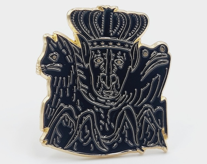 King Bael Pin (Luciferothica Branded Edition based on Collin de Plancy's Dictionnaire Infernal, 1863)