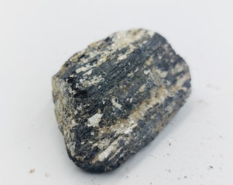 Raw Black Tourmaline with Pyrite Crystals