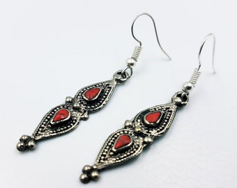 Vintage Coral Earrings