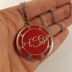 Sigil of Clauneck Medallion - occult demon wealth money riches solomon lucifer goth syrach left hand path magick pendant money spell gift