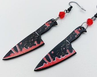 Michael Myers Bloody Knife Earrings