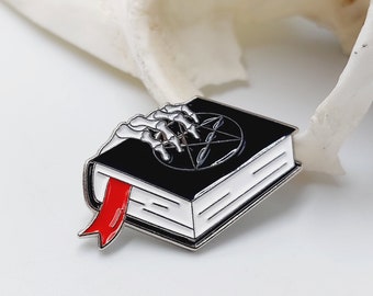 Spell Book Pentagram Pin