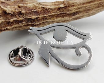 Eye of Horus Pin (Stainless Steel)