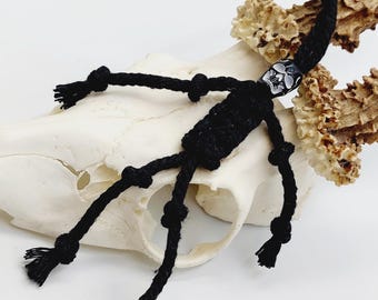Santa Muerte Rear View Mirror Doll Charm (Car Accessory)