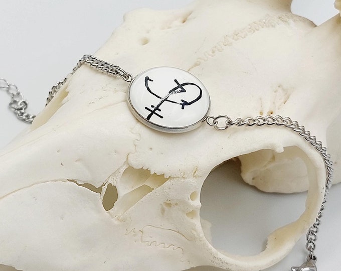 Dukante Sigil of Satan Bracelet (Stainless Steel)