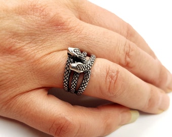 Entwined Serpents Ring