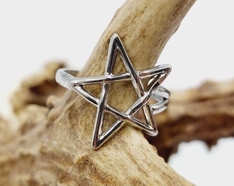 Pentagram Ring (Stainless Steel)
