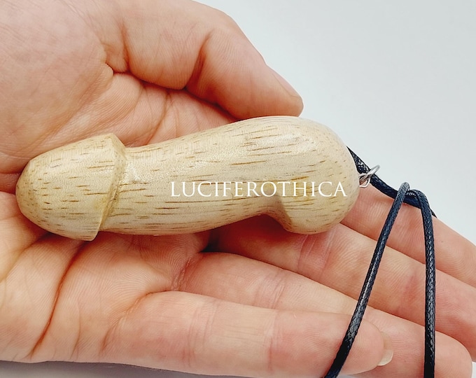 Wooden Phallus Pendant (Fascinus)