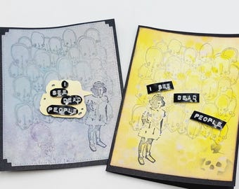 I See Dead People Cards (2 Options) - Handmade