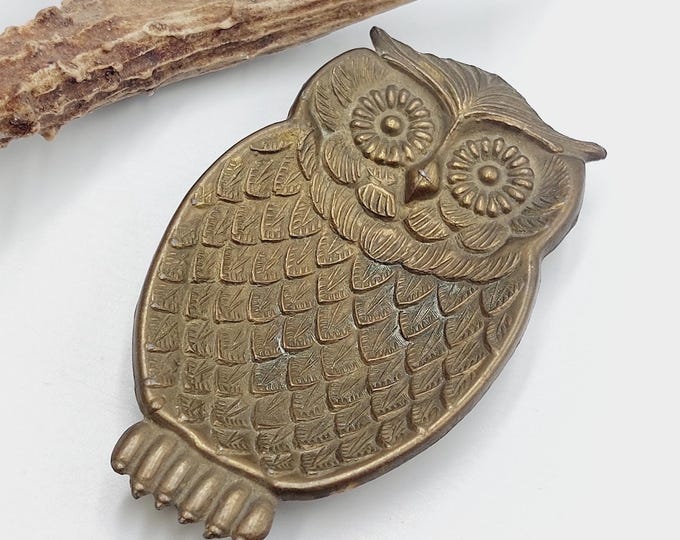 Vintage Stolas Owl Offer Bowl (Brass)