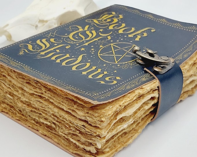 Book of Shadows Leather Journal | Spellbook