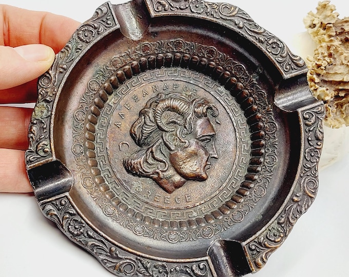 Antique Greek God Pan Ashtray (1947)