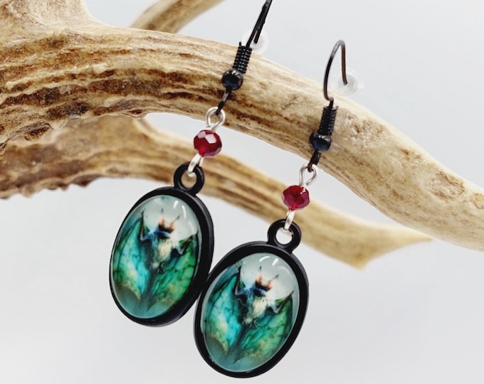 Vampire Bat Earrings