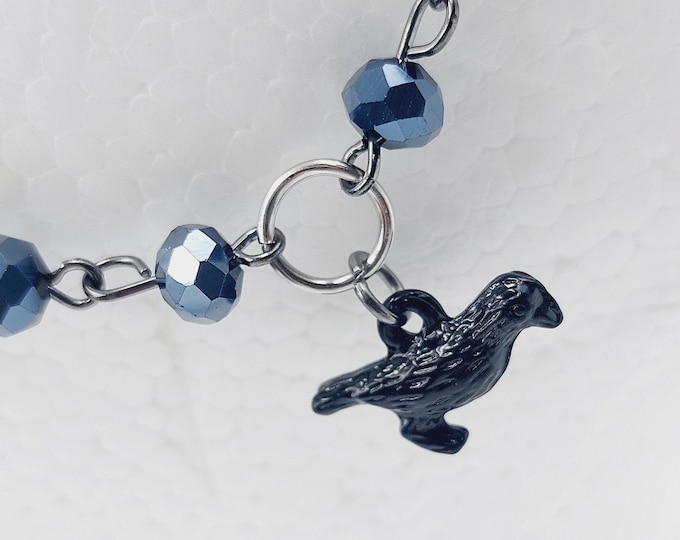 Mini Black Crow Nosechain