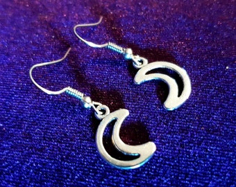 Mini Crescent Moon Earrings