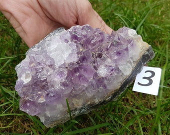 Raw Chuncks of Amethyst Gemstone (3 pieces available)