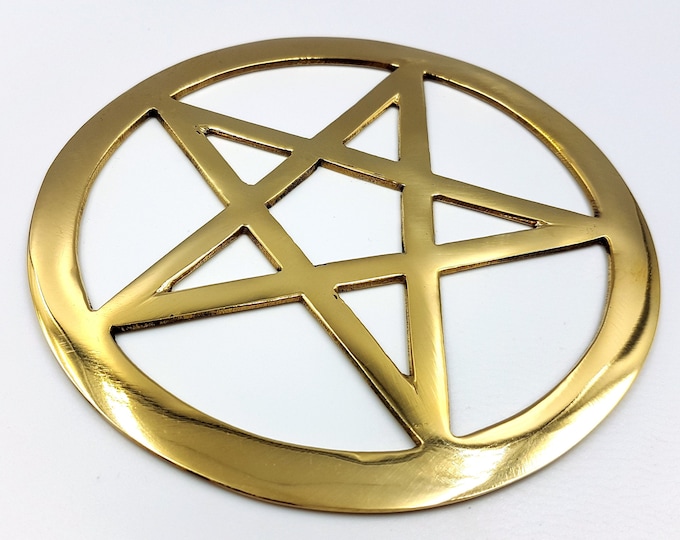 Pentagram Wall Ornament (Yellow Copper)