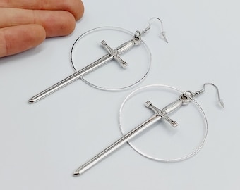 Excalibur Round Table Earrings