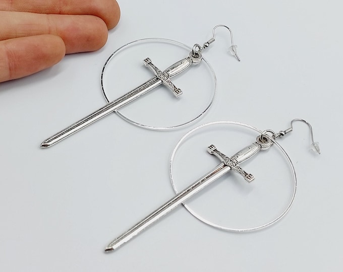 Excalibur Round Table Earrings